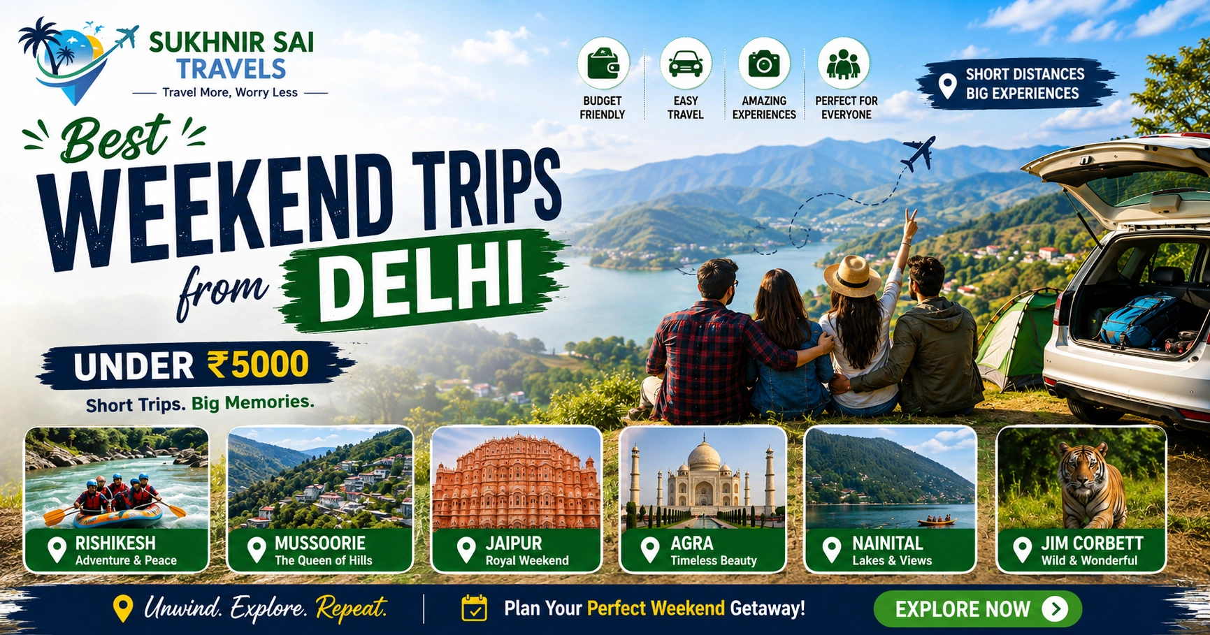 weekend trips from delhi